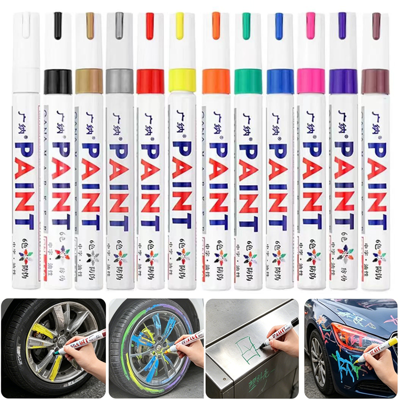 Model Kit Markers - Pennarelli Permanenti Colorati GuangNa 6/12 Pezzi,