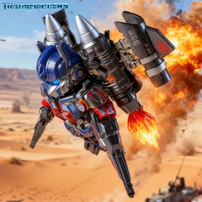 Model Kit Optimus Prime - Blocchi Transformers Optimus Prime Jetpack, Piccole