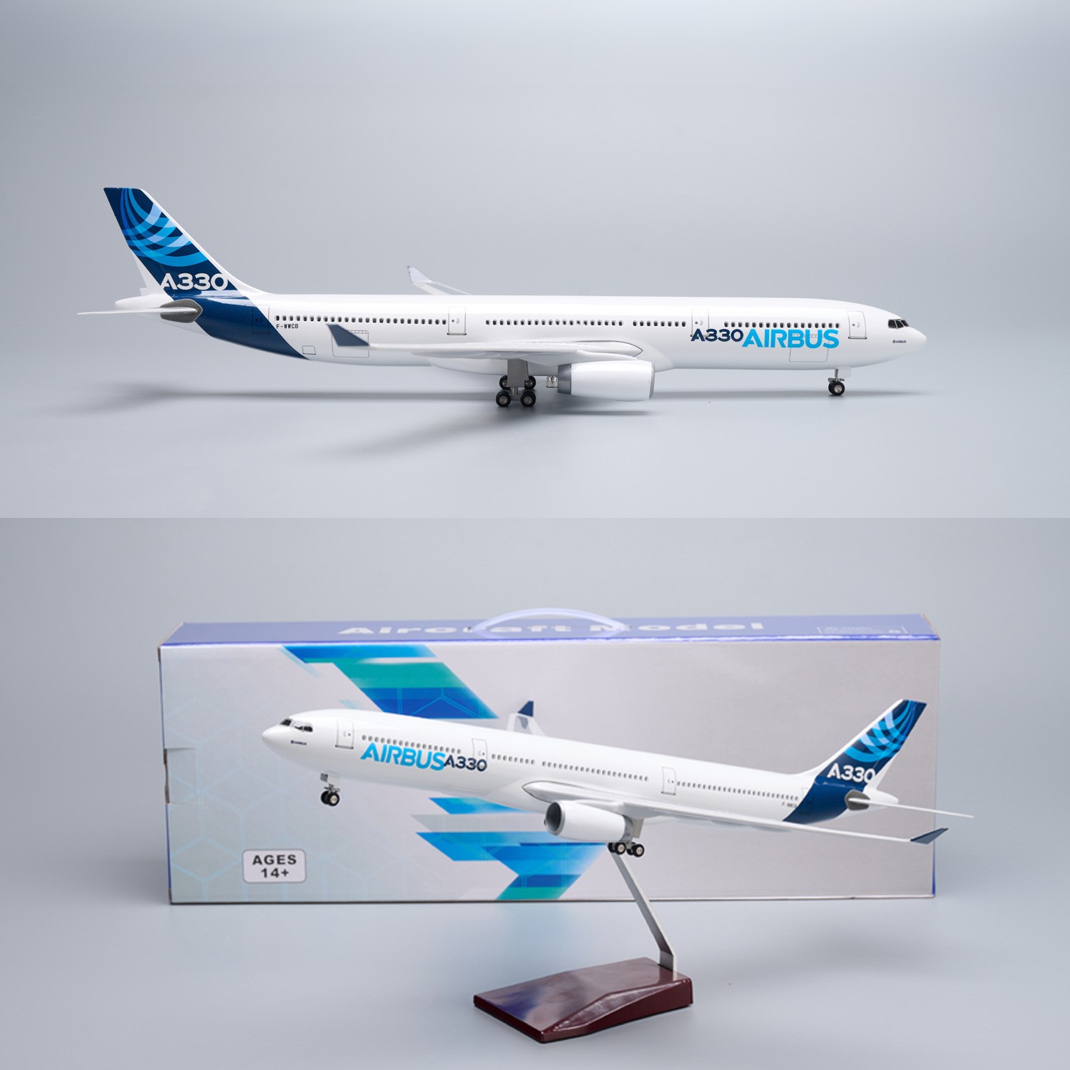 Model Kit Plane - Modello di Aereo A330 in Resina