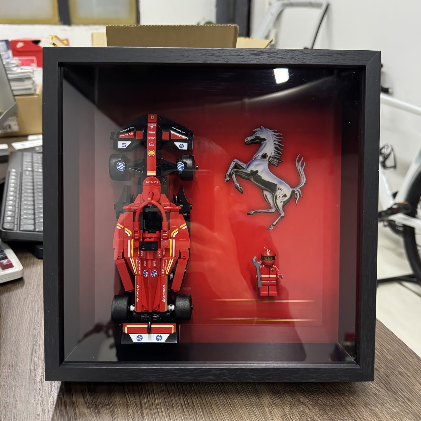 Model Kit Ferrari - Pannello Espositivo da Parete Adatto per