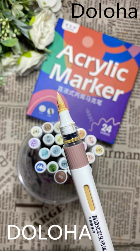 Model Kit Markers - DOLOHA Pennarello Acrilico Liquido a Punta
