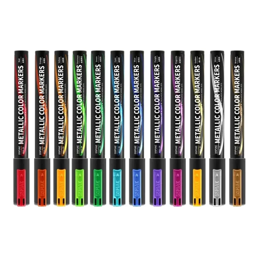 Model Kit Markers - DSPIAE MKA 12 colori pennarelli colorati