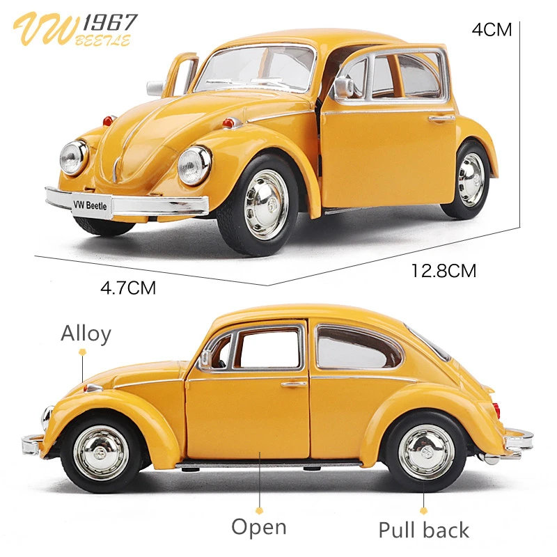 Model Kit Volkswagen - 1:36 Volkswagen Beetle 1967 Auto d'epoca