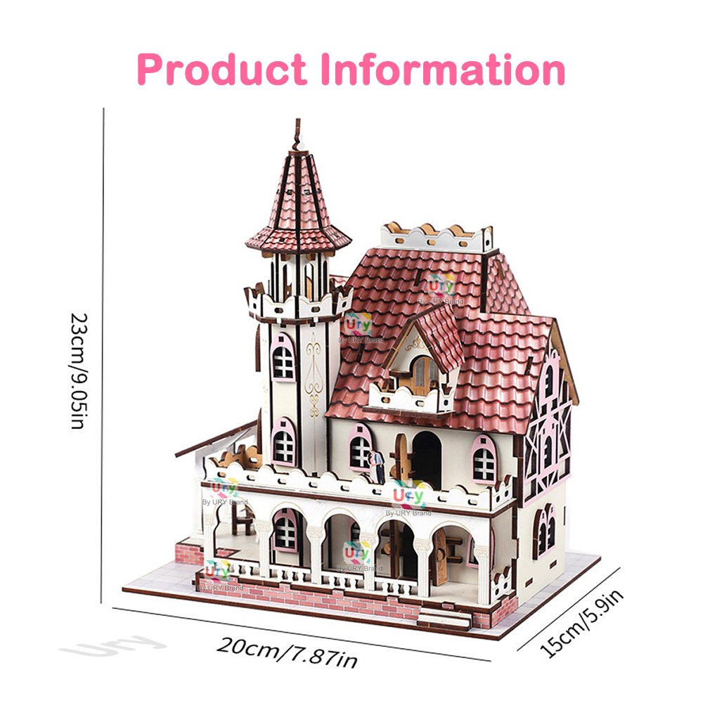 URY Puzzle 3D in Legno Castell - Model Kit History recensione e prezzo