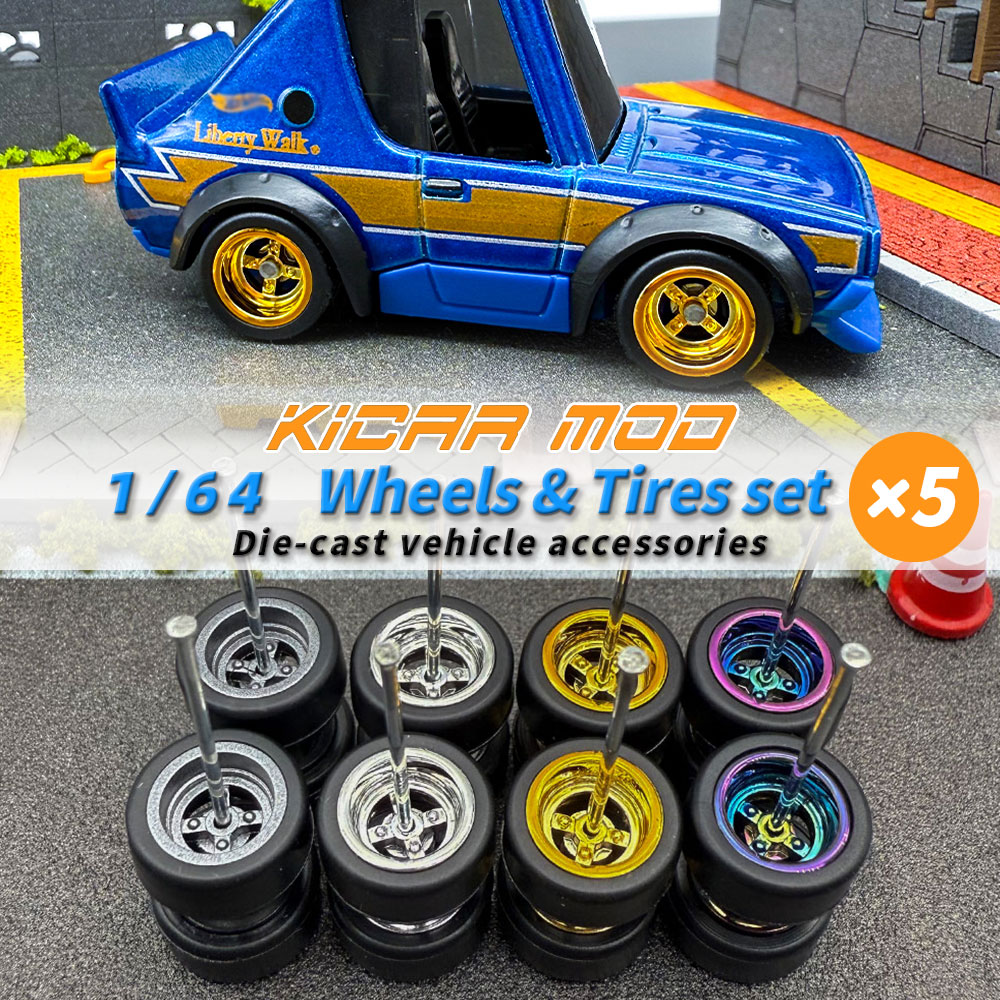 Ruote Staccabili in Gomma 1/64 - Model Kit Cars recensione e prezzo