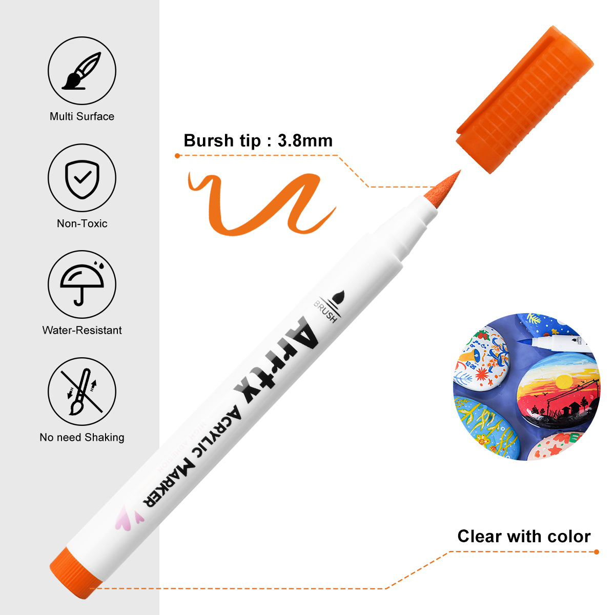 Arrtx 30 colori acrilico Makre - Model Kit Markers recensione e prezzo