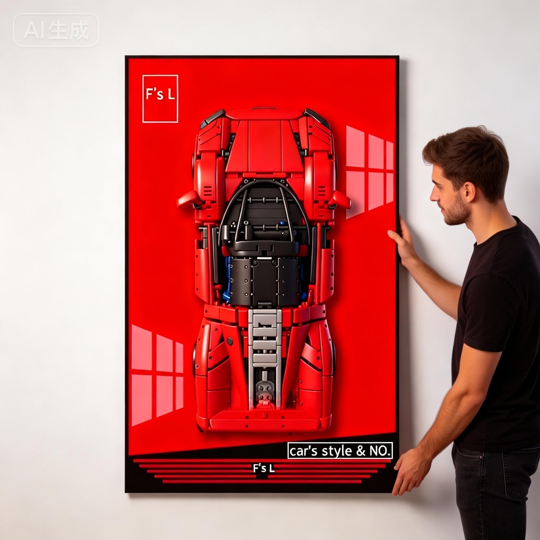 NUOVO Espositore da Parete per - Model Kit Ferrari recensione e prezzo