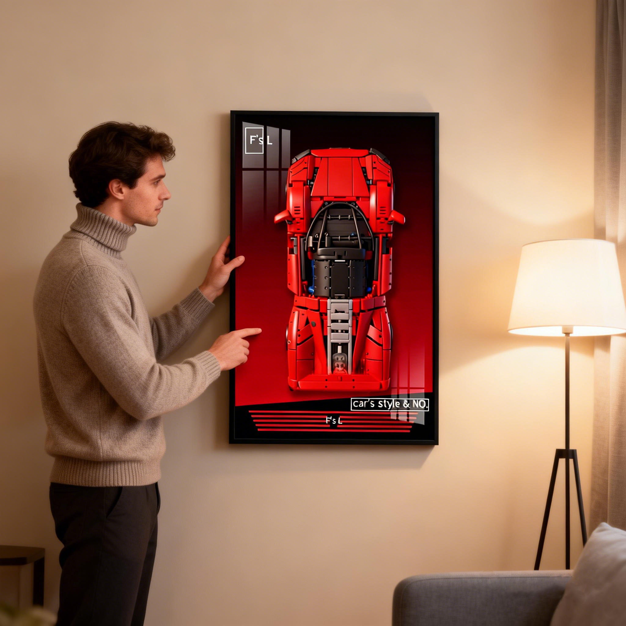 NUOVO Espositore da Parete per - Model Kit Ferrari recensione e prezzo